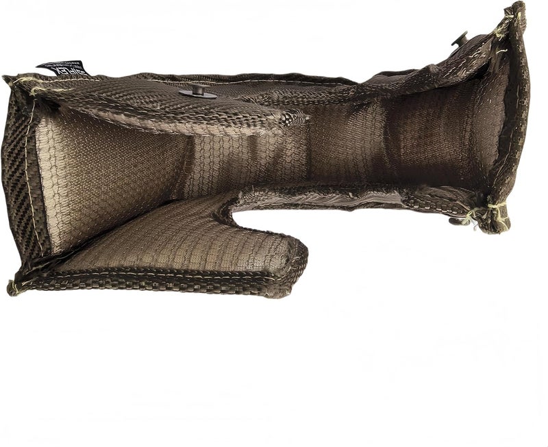 BSTFLEX Titanium Turbo Blanket T6 Heat Shield Turbocharger Fit T5 GT55 GT40 HX52 HT60 T88 With Locking Springs - Image 3